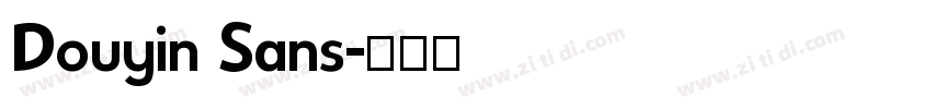 Douyin Sans字体转换